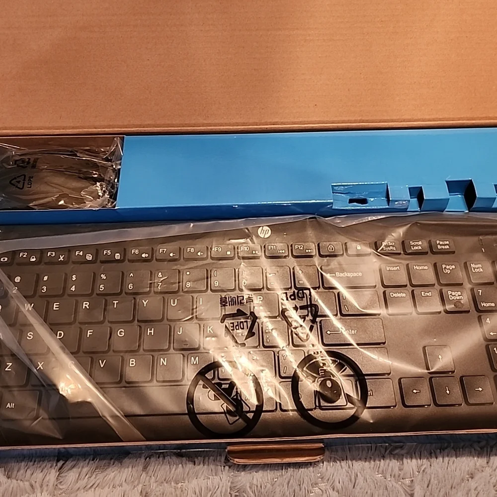 HP 230 Wireless Keyboard & Mouse Combo Black | 2.4GHz USB Receiver PC Laptop